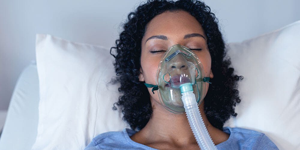 How does a sleep apnea problem occur?